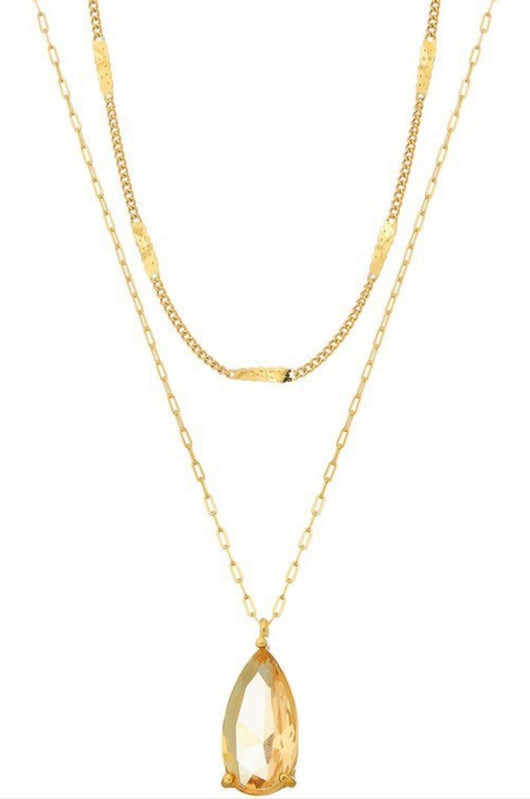 Hollywood Hills Necklace - Peach