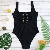 Iconic Luxie Lace-Up Swimsuit