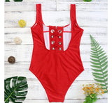 Iconic Luxie Lace-Up Swimsuit