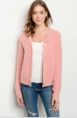 Peyton Pink Cardigan