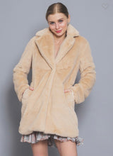 Anastasia Beige Fur Coat