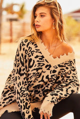 Kayla Leopard Sweater