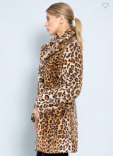 Anastasia Leopard Fur Coat