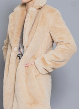 Anastasia Beige Fur Coat