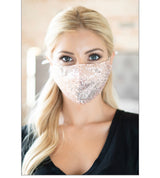 Country Queen Sparkling Rose Gold Face Mask