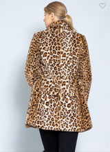 Anastasia Leopard Fur Coat