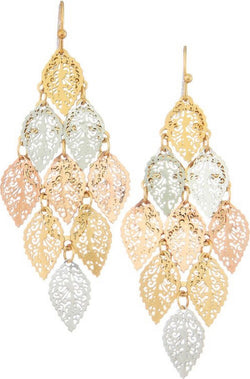 Napa Valley Chandelier Rose Gold Earrings