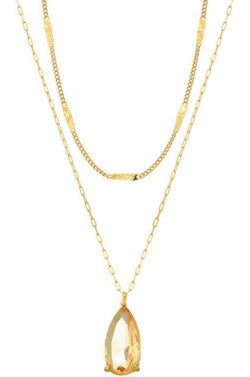 Hollywood Hills Necklace - Peach