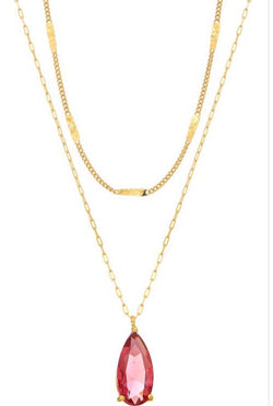 Hollywood Hills Necklace - Pink