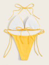 Saint-Tropez Sunshine Yellow Bikini Set