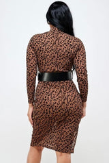 Madison Leopard Dress