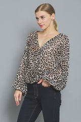 Nantucket Leopard Blouse