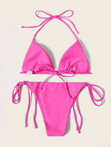 St Tropez Hot Pink Bikini Set