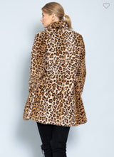 Anastasia Leopard Fur Coat