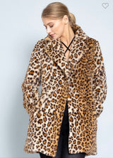 Anastasia Leopard Fur Coat