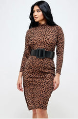 Madison Leopard Dress