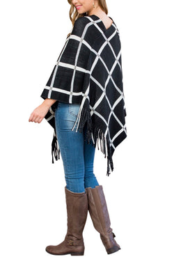 The Gretchen Black Gridline Wrap