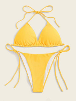 Saint-Tropez Sunshine Yellow Bikini Set