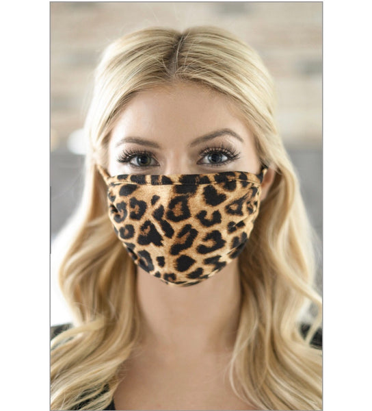 We ❤️ Leopard Face Mask