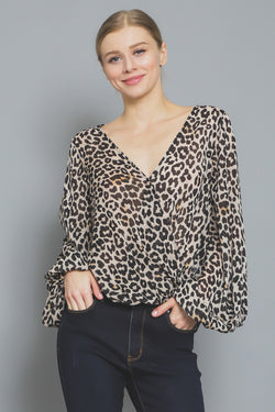 Nantucket Leopard Blouse